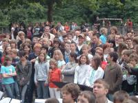 Abschied vom Schulleiter im Schulhof 6/2007