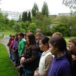 "Leibniz geht nach draußen" - 5a bei der Polizei 22.5.13