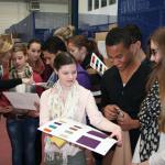 "Leibniz geht nach draußen" - 12. Klassen bei "Caprice"