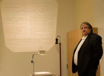 "Leibniz lädt ein" - Herr Eschrich bei der 10a   24.5.13