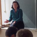 "Leibniz lädt ein" - Frau Hoffmann bei der Klasse 6b  24.5.13