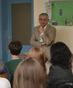 "Leibniz lädt ein" - Herr Dr. Matheis bei der 8c - 24.5.13