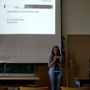 "Leibniz lädt ein" - Frau Dr. Kunz bei der 9b - 24.5.13