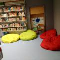 Bibliothek mit viel Kinder- und Jugendliteratur