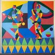 Wandgemälde Musiksaal 3/23