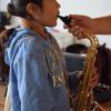 BigBand-Klasse erkundet Instrumente 9/23